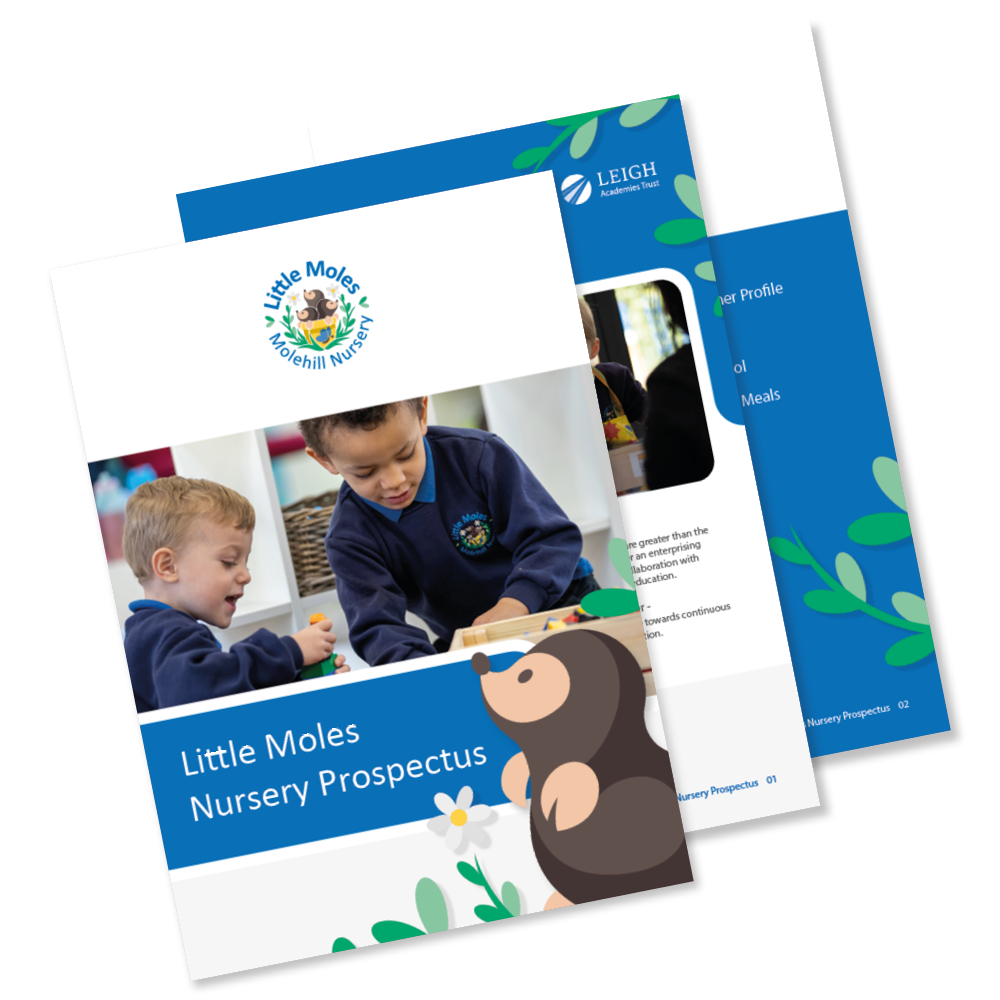 Little Moles Nursery Web Tile